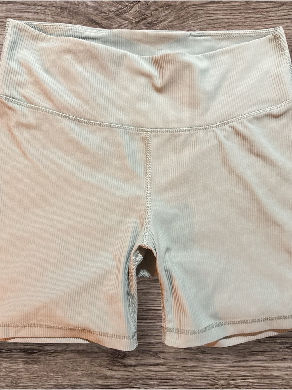 Old Navy Ribbed High-Waist Bike Shorts - Sage